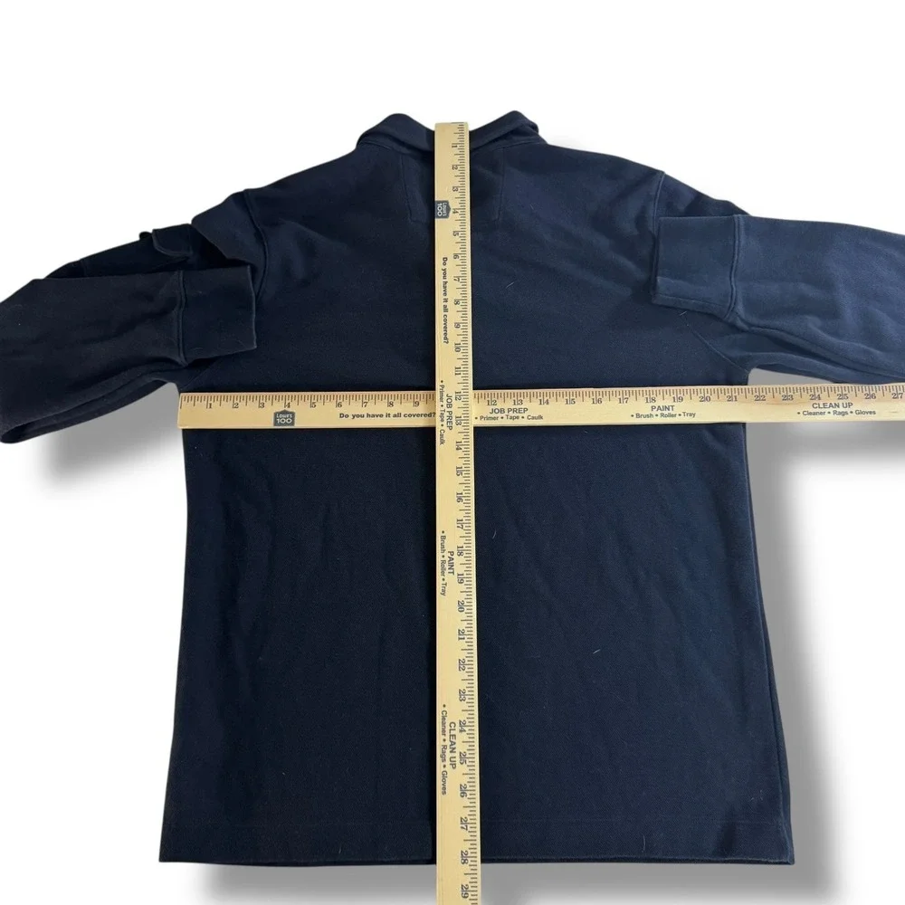 Banana Republic Navy Quarter Zip Pullover Large Classic Casual‎